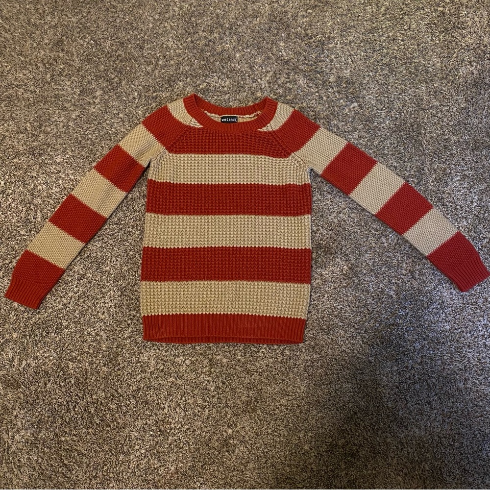 Striped fall sweater
